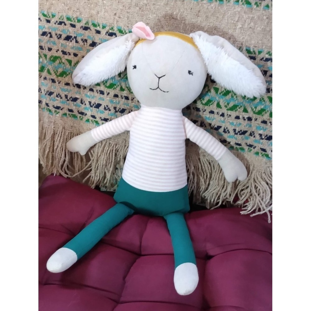 Pillowfort BUNNY Boho Nursery Decor Modern Minimalist‎ Whimsical Woodland Charm